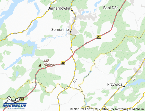 MICHELIN Egiertowo map - ViaMichelin