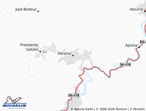Mappa MICHELIN Ibirama - ViaMichelin