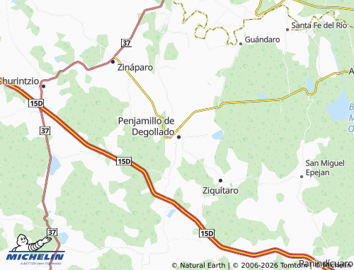 Mapa MICHELIN El Calvario - ViaMichelin