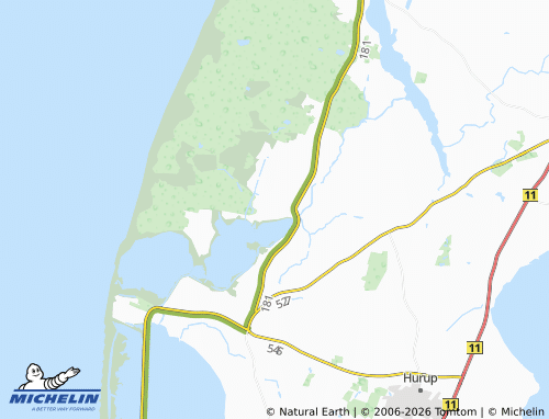 MICHELIN Ørum map - ViaMichelin