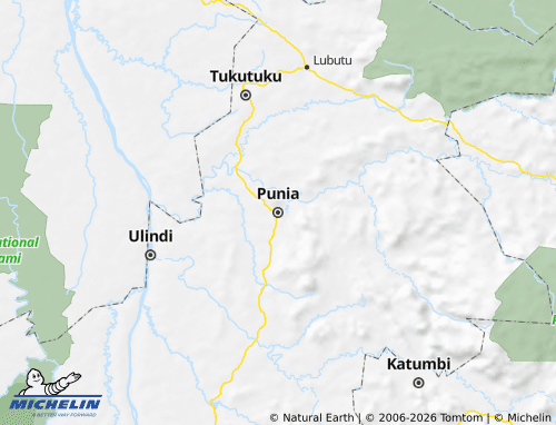 Mapa MICHELIN Punia - ViaMichelin