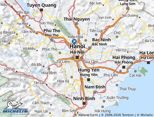 MICHELIN Hai Bà Trưng map - ViaMichelin