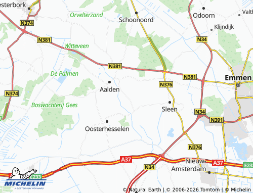 Carte MICHELIN Benneveld - ViaMichelin