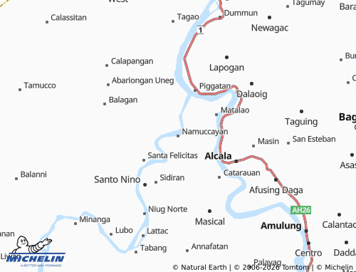 MICHELIN Namuccayan map - ViaMichelin