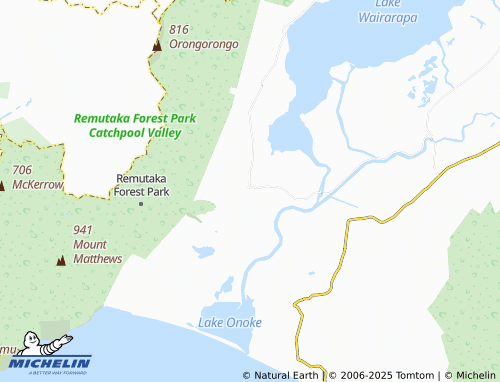 MICHELIN Western Lake map - ViaMichelin