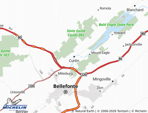Mappa MICHELIN Curtin - ViaMichelin