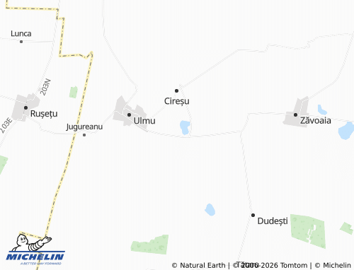 Mapa MICHELIN Vultureni - ViaMichelin