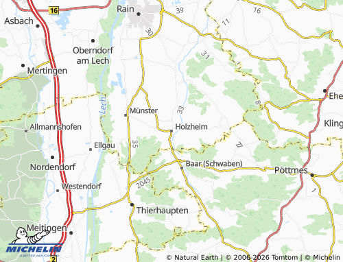 Mapa MICHELIN Holzheim - ViaMichelin