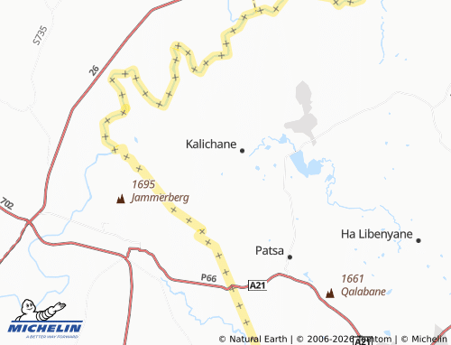 Carte MICHELIN Ha Setlaole - ViaMichelin
