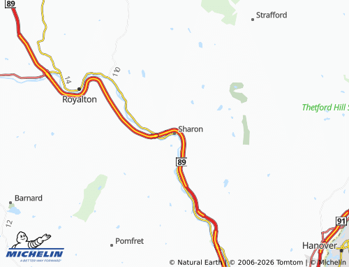 Mapa MICHELIN Sharon - ViaMichelin