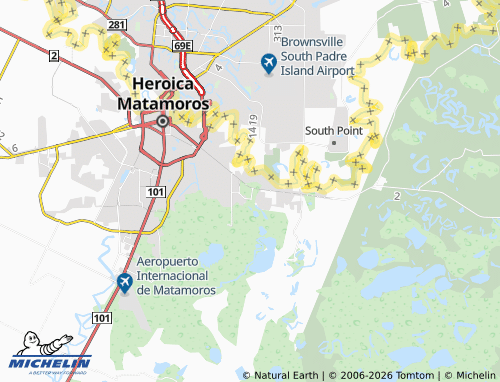 MICHELIN Los Cedros map - ViaMichelin