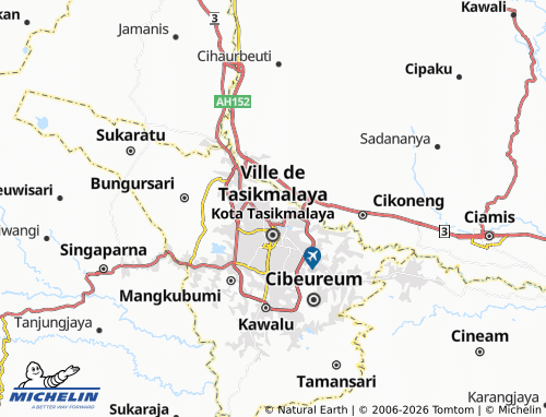 Mapa MICHELIN Nagarasari - ViaMichelin