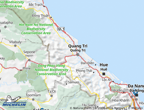 Mapa MICHELIN Cam Lộ - ViaMichelin