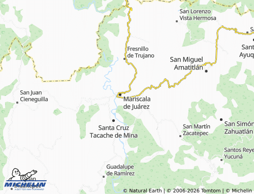 Mapa MICHELIN La Cruz - ViaMichelin