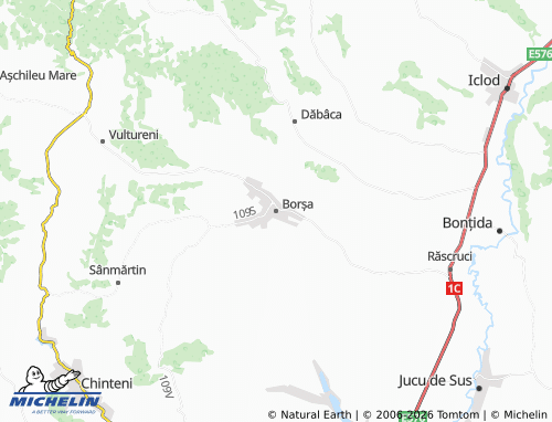 MICHELIN Borșa map - ViaMichelin
