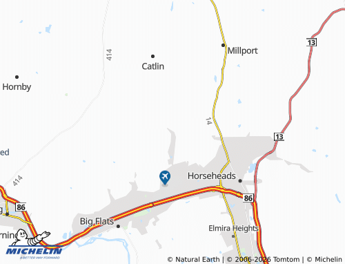 Mapa MICHELIN Tompkins Corners - ViaMichelin