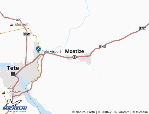 Carte MICHELIN Moatize - ViaMichelin