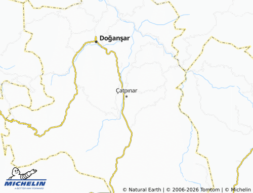 MICHELIN Çatpınar map - ViaMichelin