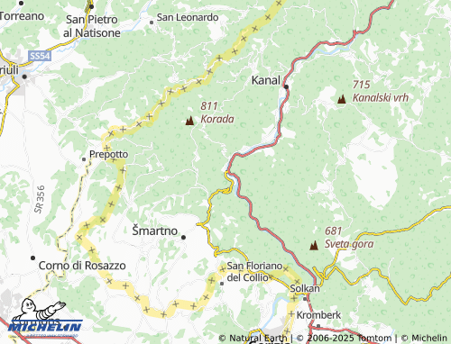 Carte MICHELIN Plave - ViaMichelin
