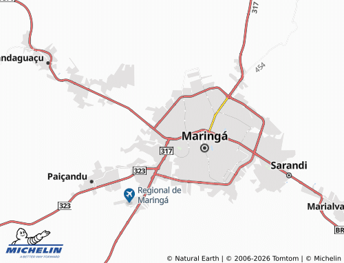 Mapa MICHELIN Zona 43 - ViaMichelin