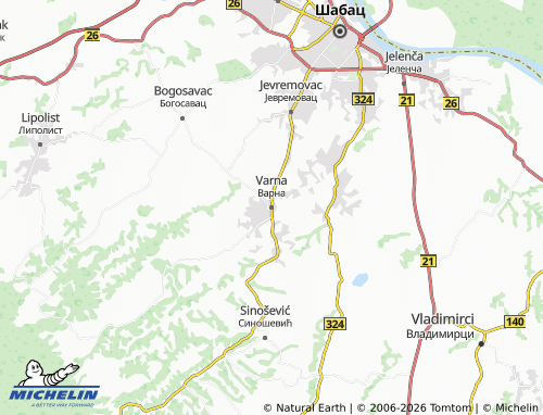 MICHELIN-Landkarte Varna - ViaMichelin