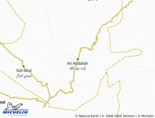 MICHELIN Ayt Abd Allah map - ViaMichelin