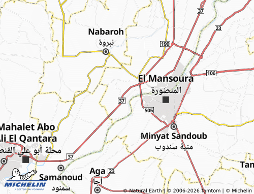 Mapa MICHELIN Meet al-Karma' - ViaMichelin