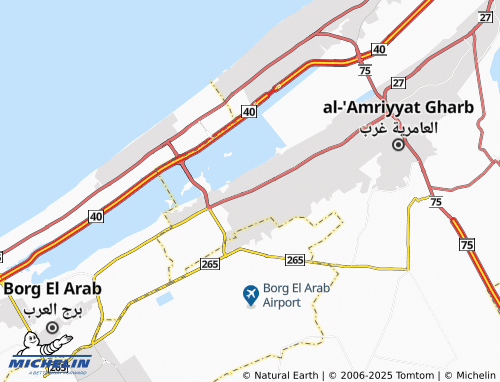 Kaart MICHELIN al-Hawariyyah - ViaMichelin