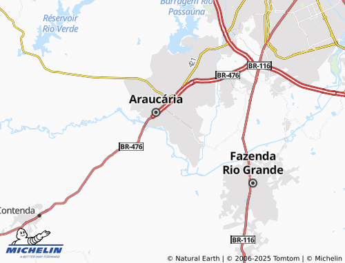 MICHELIN Iguaçu map - ViaMichelin