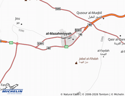 MICHELIN-Landkarte al-Shallal - ViaMichelin