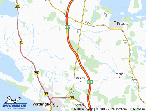 Kaart MICHELIN Udby - ViaMichelin