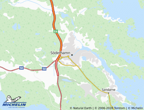 MICHELIN-Landkarte Söderhamn - ViaMichelin
