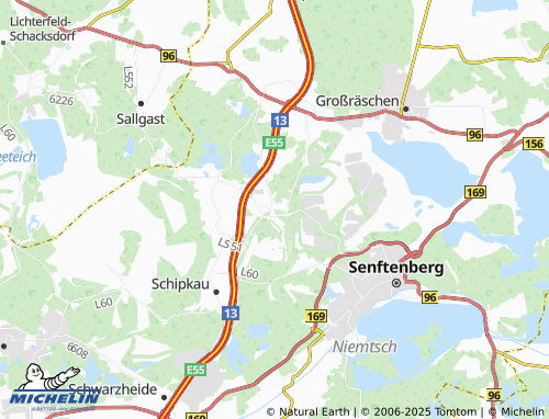 MICHELIN Meuro map - ViaMichelin