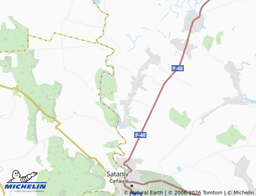 MICHELIN Kurivka map - ViaMichelin