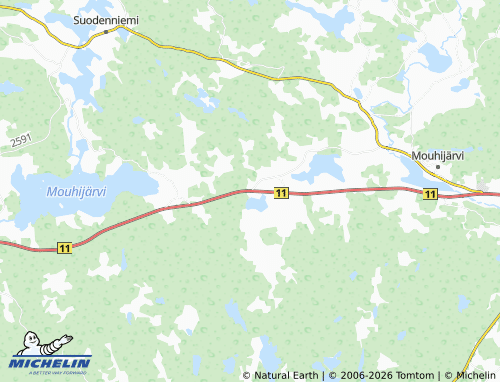 MICHELIN-Landkarte Yliskallo - ViaMichelin