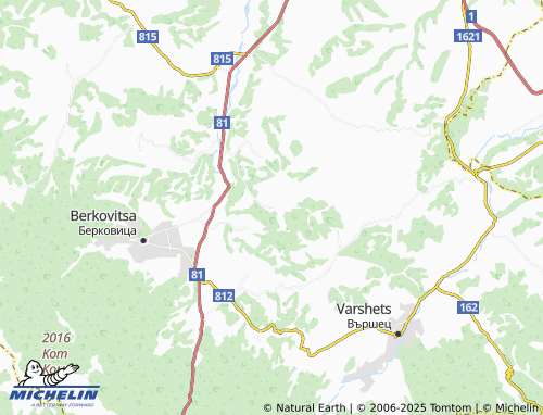 MICHELIN-Landkarte Pesochnitsa - ViaMichelin