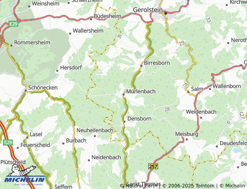 MICHELIN-Landkarte Mürlenbach - ViaMichelin