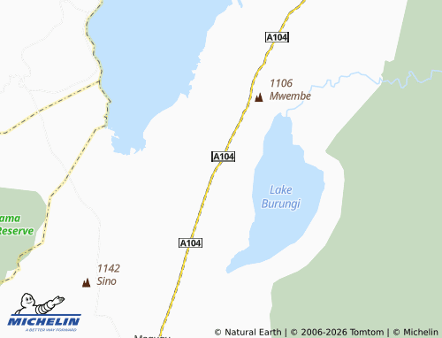 Mappa MICHELIN Burunge - ViaMichelin