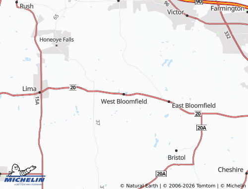 Mapa MICHELIN West Bloomfield - ViaMichelin