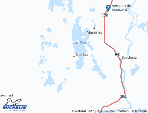 Kaart MICHELIN Blue Sea - ViaMichelin