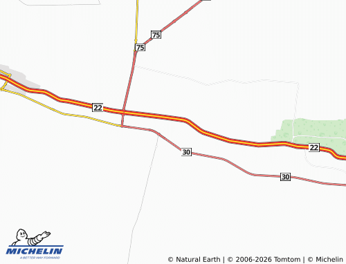 MICHELIN Dhaharat Al Teeb map - ViaMichelin