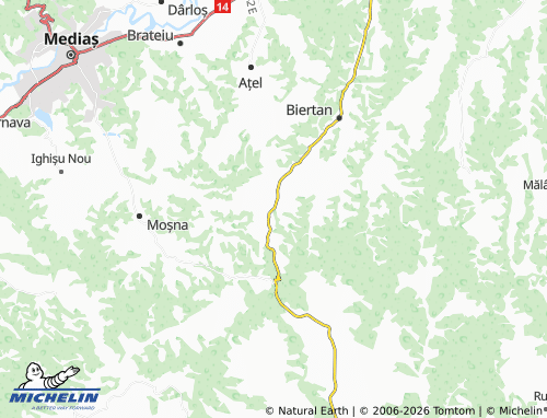 Mapa MICHELIN Richiș - ViaMichelin