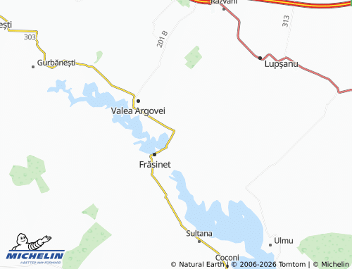 MICHELIN-Landkarte Dănești - ViaMichelin