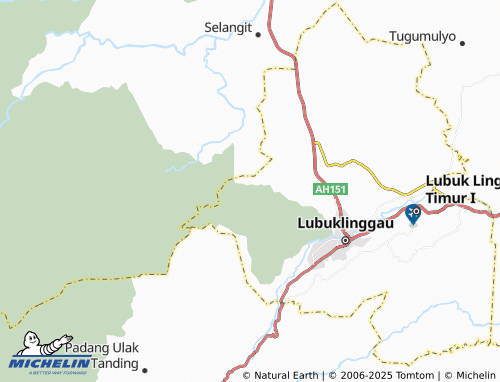 MICHELIN Petanang Ulu map - ViaMichelin