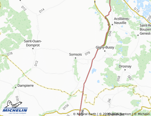 Mapa MICHELIN Somsois - ViaMichelin