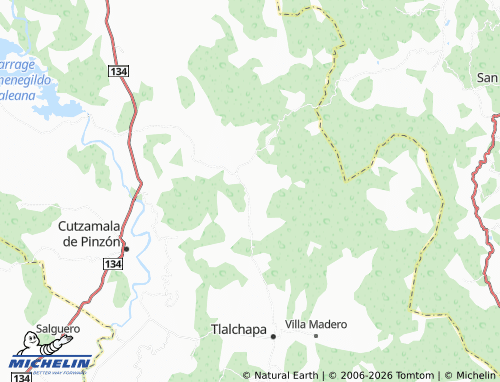 MICHELIN Agua del Padre map - ViaMichelin