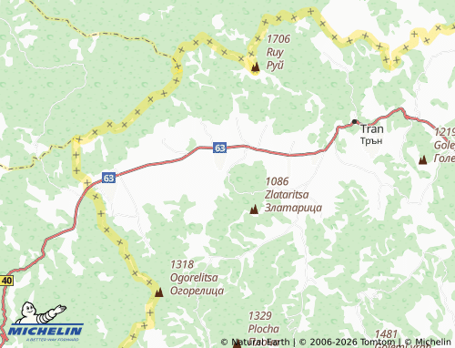 Mappa MICHELIN Yarlovtsi - ViaMichelin