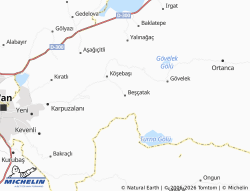 Mapa MICHELIN Beşçatak - ViaMichelin