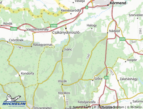 Mapa MICHELIN Felsőmarác - ViaMichelin
