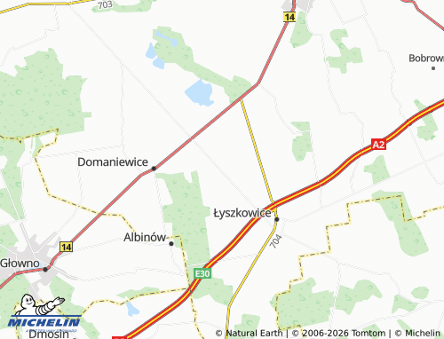 MICHELIN-Landkarte Reczyce - ViaMichelin